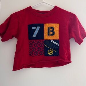 Cropped Kids Bugle Boy Tee